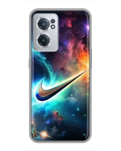 Чехол для OnePlus Nord CE 2 Lite 5G с картинкой «Космический Nike Swoosh»