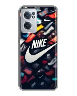 Чехол для OnePlus Nord CE 2 Lite 5G с картинкой «Коллекция кроссовок Nike»
