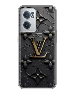 Чехол для OnePlus Nord CE 2 Lite 5G с картинкой «Кожаная текстура LV»