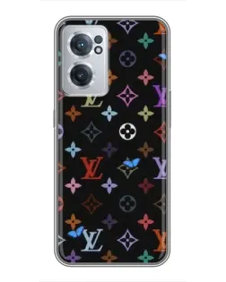 Чехол для OnePlus Nord CE 2 Lite 5G с картинкой «Цветная монограмма LV»