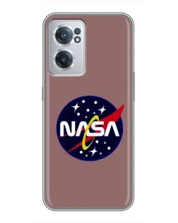 Чехол для OnePlus Nord CE 2 Lite 5G с картинкой «NASA — ретро космос»