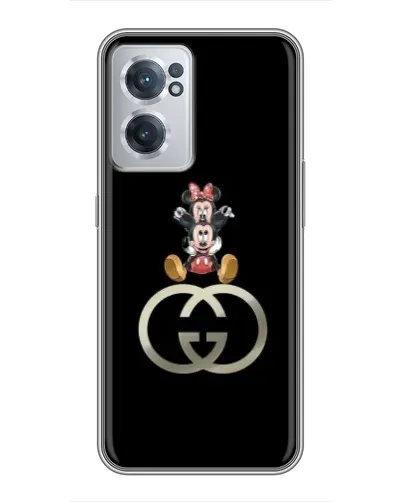 Чехол для OnePlus Nord CE 2 Lite 5G с картинкой «Минни Маус на лого»