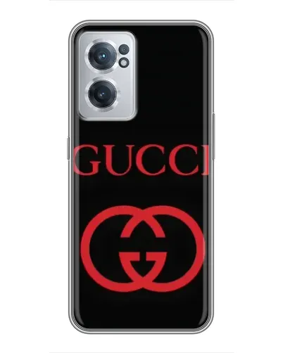 Чехол для OnePlus Nord CE 2 Lite 5G с картинкой «Gucci — красный логотип»