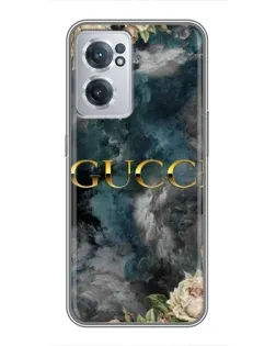 Чехол для OnePlus Nord CE 2 Lite 5G с картинкой «Абстрактные цветы Gucci»