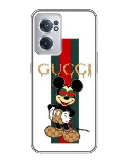 Чехол для OnePlus Nord CE 2 Lite 5G с картинкой «Микки Маус Gucci — полосы»
