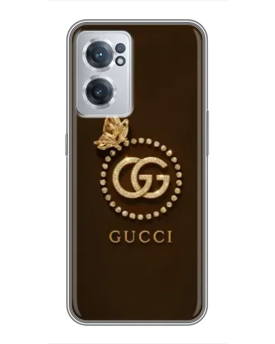 Чехол для OnePlus Nord CE 2 Lite 5G с картинкой «Gucci — золотая бабочка»