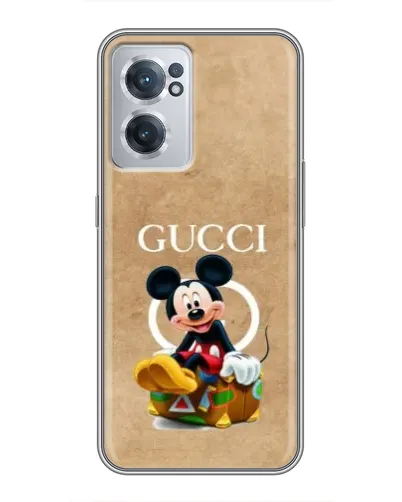 Чехол для OnePlus Nord CE 2 Lite 5G с картинкой «Микки Маус Gucci — крафт»