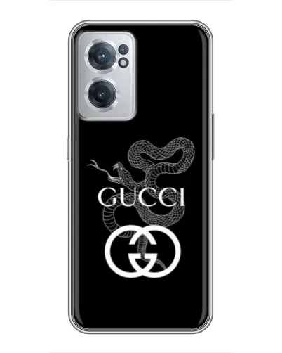 Чехол для OnePlus Nord CE 2 Lite 5G с картинкой «Gucci — серебряная змея»