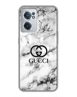 Чехол для OnePlus Nord CE 2 Lite 5G с картинкой «Gucci — мраморный шик»