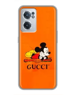 Чехол для OnePlus Nord CE 2 Lite 5G с картинкой «Микки Маус Gucci — оранж»