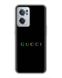 Чехол для OnePlus Nord CE 2 Lite 5G с картинкой «Gucci — неоновый минимализм»