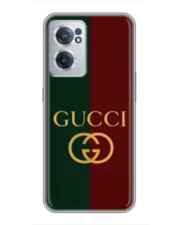 Чехол для OnePlus Nord CE 2 Lite 5G с картинкой «Gucci — темно-зеленый градиент»