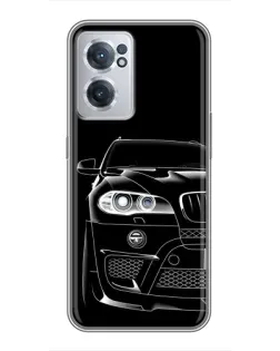 Чехол для OnePlus Nord CE 2 Lite 5G с картинкой «Темный силуэт BMW»