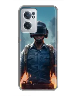 Чехол для OnePlus Nord CE 2 Lite 5G с картинкой «PUBG — реалистичный герой»