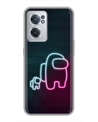 Чехол для OnePlus Nord CE 2 Lite 5G с картинкой «Among Us неон-арт» Чехол для OnePlus Nord CE 2 Lite 5G с картинкой «Among Us неон-арт»