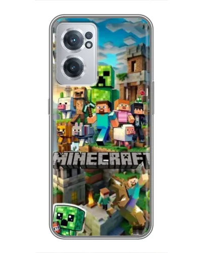 Чехол для OnePlus Nord CE 2 Lite 5G с картинкой «Замок Minecraft»