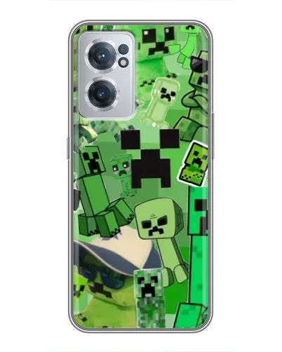 Чехол для OnePlus Nord CE 2 Lite 5G с картинкой «Криперы Minecraft»