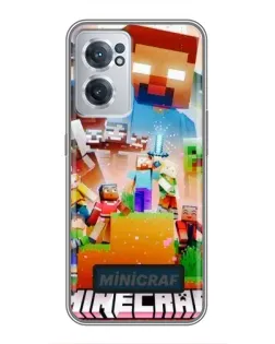 Чохол для OnePlus Nord CE 2 Lite 5G з картинкою «Minecraft герої гри»