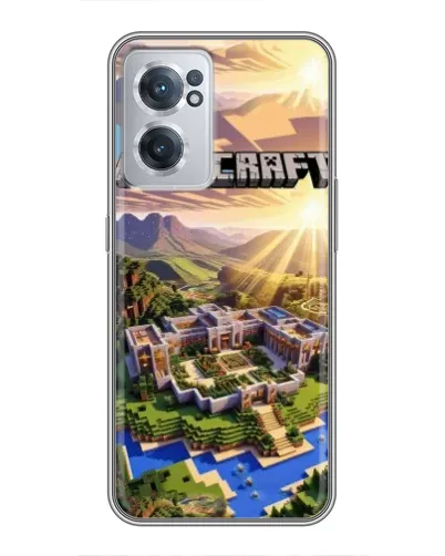 Чехол для OnePlus Nord CE 2 Lite 5G с картинкой «Minecraft панорама»