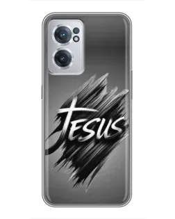 Чехол для OnePlus Nord CE 2 Lite 5G с картинкой «Надпись Jesus Graffiti»