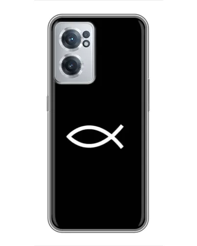 Чохол для OnePlus Nord CE 2 Lite 5G з картинкою «Символ риби Jesus» Чохол для OnePlus Nord CE 2 Lite 5G з картинкою «Символ риби Jesus»
