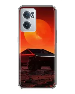 Чохол для OnePlus Nord CE 2 Lite 5G з картинкою «Cybertruck на Марсі»