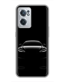Чохол для OnePlus Nord CE 2 Lite 5G з картинкою «Силует Tesla Night»