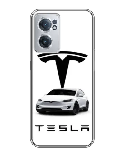Чехол для OnePlus Nord CE 2 Lite 5G с картинкой «Tesla White Style»