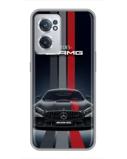 Чохол для OnePlus Nord CE 2 Lite 5G з картинкою «Mercedes — білий карбон»