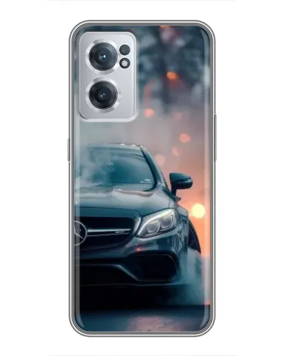 Чехол для OnePlus Nord CE 2 Lite 5G с картинкой «Mercedes — ночной город»