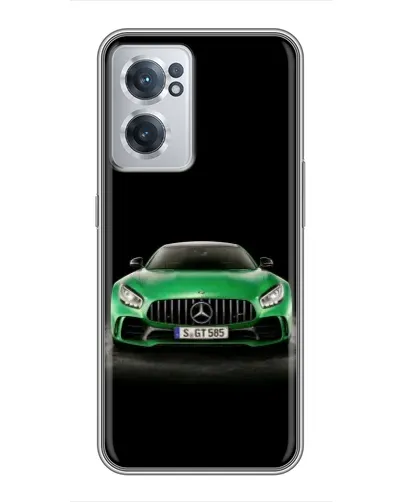 Чехол для OnePlus Nord CE 2 Lite 5G с картинкой «Mercedes — неоновый лого»