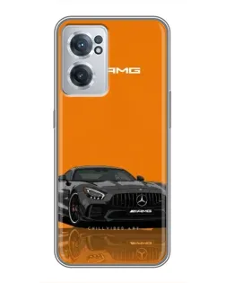 Чехол для OnePlus Nord CE 2 Lite 5G с картинкой «Оранжевый Mercedes AMG»