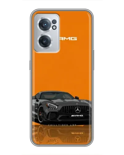 Чехол для OnePlus Nord CE 2 Lite 5G с картинкой «Оранжевый Mercedes AMG»