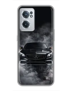 Чехол для OnePlus Nord CE 2 Lite 5G с картинкой «Mercedes в дыму»
