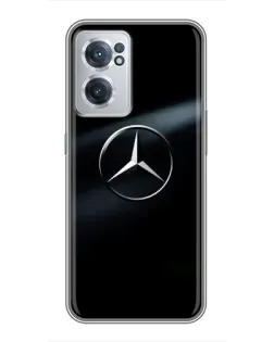 Чехол для OnePlus Nord CE 2 Lite 5G с картинкой «Mercedes на металле»
