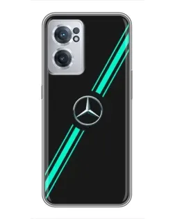 Чехол для OnePlus Nord CE 2 Lite 5G с картинкой «Спортивные линии Mercedes»