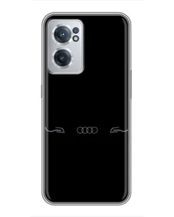 Чохол для OnePlus Nord CE 2 Lite 5G з картинкою «Audi — світловий підпис»