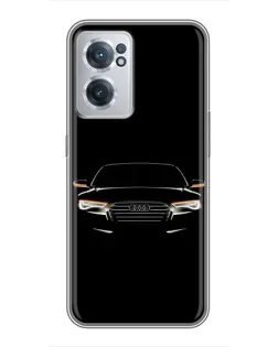Чехол для OnePlus Nord CE 2 Lite 5G с картинкой «Audi — ночной контур»