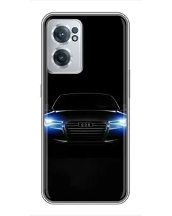 Чехол для OnePlus Nord CE 2 Lite 5G с картинкой «Audi в неоне»