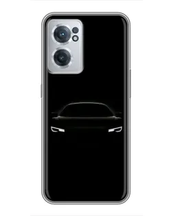 Чехол для OnePlus Nord CE 2 Lite 5G с картинкой «Взгляд Audi в темноте»