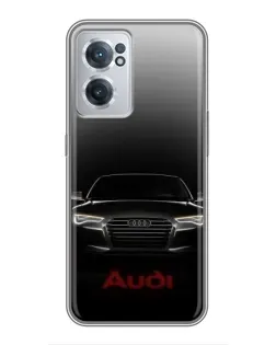 Чехол для OnePlus Nord CE 2 Lite 5G с картинкой «Audi — градиентный контур»