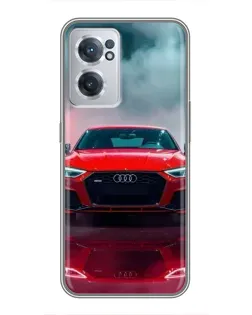 Чехол для OnePlus Nord CE 2 Lite 5G с картинкой «Audi RS — красный стиль»