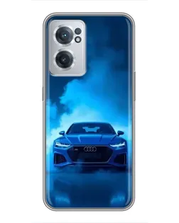 Чехол для OnePlus Nord CE 2 Lite 5G с картинкой «Audi — голубая энергия»