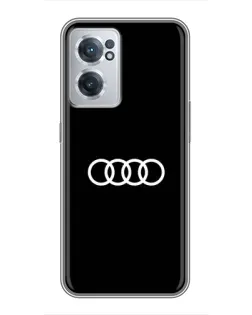 Чехол для OnePlus Nord CE 2 Lite 5G с картинкой «Audi White Logo»