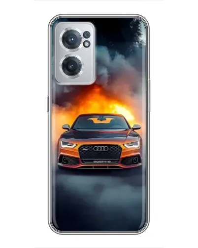 Чехол для OnePlus Nord CE 2 Lite 5G с картинкой «Audi в огненном дыму» Чехол для OnePlus Nord CE 2 Lite 5G с картинкой «Audi в огненном дыму»