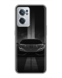 Чехол для OnePlus Nord CE 2 Lite 5G с картинкой «Lamborghini симметрия дорог»
