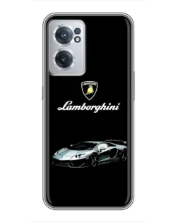 Чехол для OnePlus Nord CE 2 Lite 5G с картинкой «Логотип Lamborghini классика»