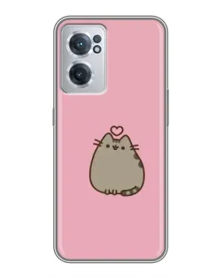 Чехол для OnePlus Nord CE 2 Lite 5G с картинкой «Pusheen сердце»
