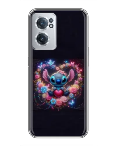 Чохол для OnePlus Nord CE 2 Lite 5G з картинкою «Stitch у квітах» Чохол для OnePlus Nord CE 2 Lite 5G з картинкою «Stitch у квітах»