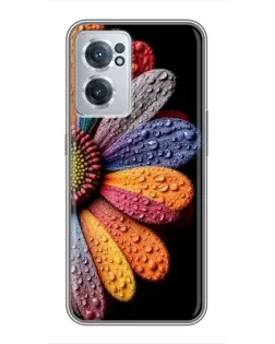 Чохол для OnePlus Nord CE 2 Lite 5G з картинкою «Райдужна квітка»